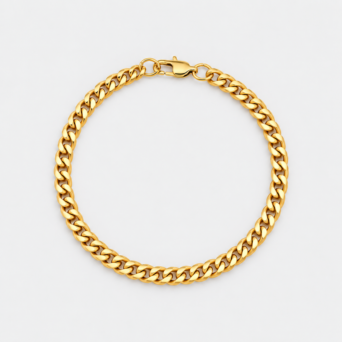 14K Cuban Bracelet - 4MM