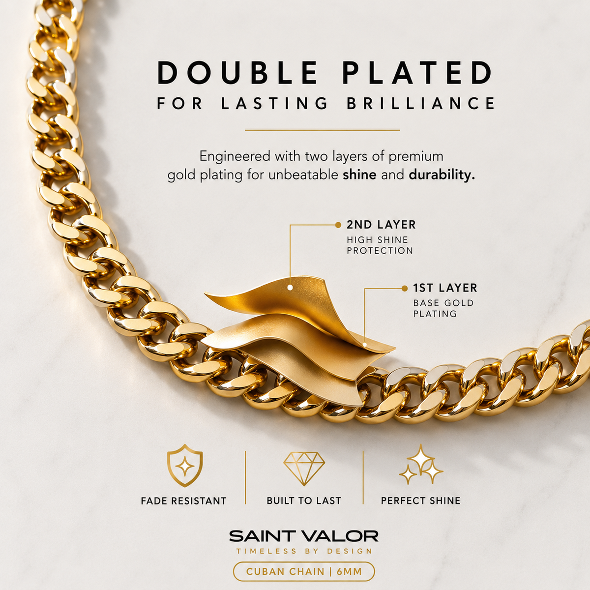 Saint 14k Gold-Plated