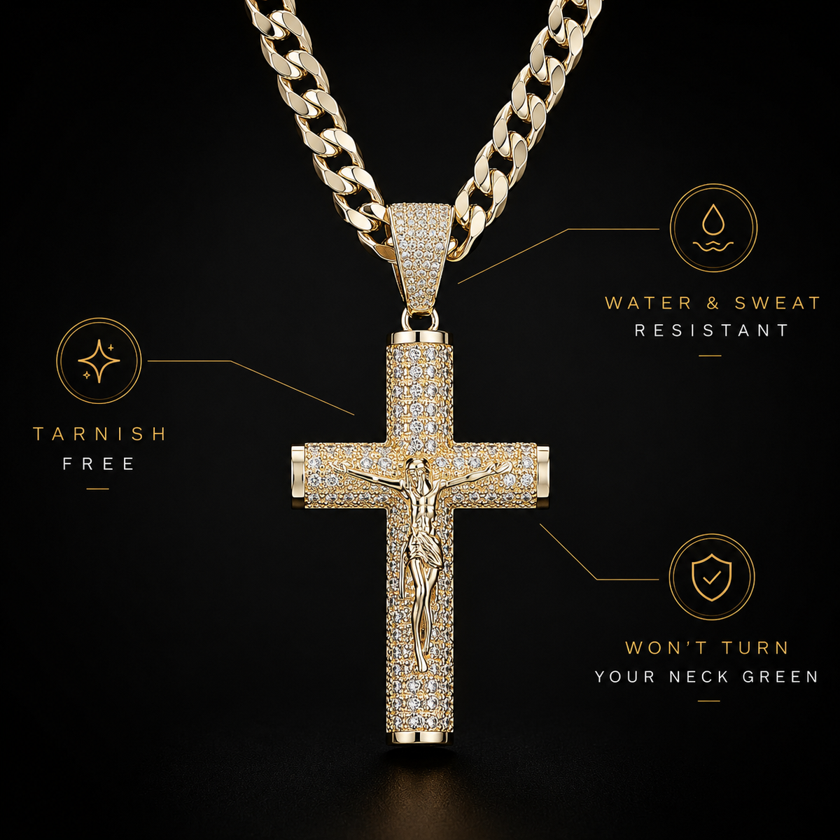 Saint 14k Gold-Plated
